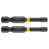 Set biti de impact TX27X50mm 1/4&quot; 2buc. GRAPHITE 56H527 HardWork ToolsRange