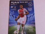 Program meci fotbal AJAX AMSTERDAM-REAL MADRID(Champions League 03.10.2012)