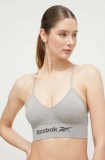 Reebok Sutien sport C9498 culoarea gri, melanj