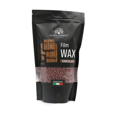 Ceară pentru epilare Film Wax, Global Fashion, 450 g, Ciocolată foto