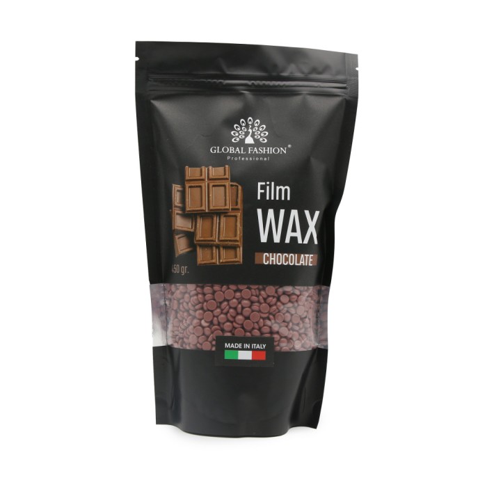 Ceară pentru epilare Film Wax, Global Fashion, 450 g, Ciocolată