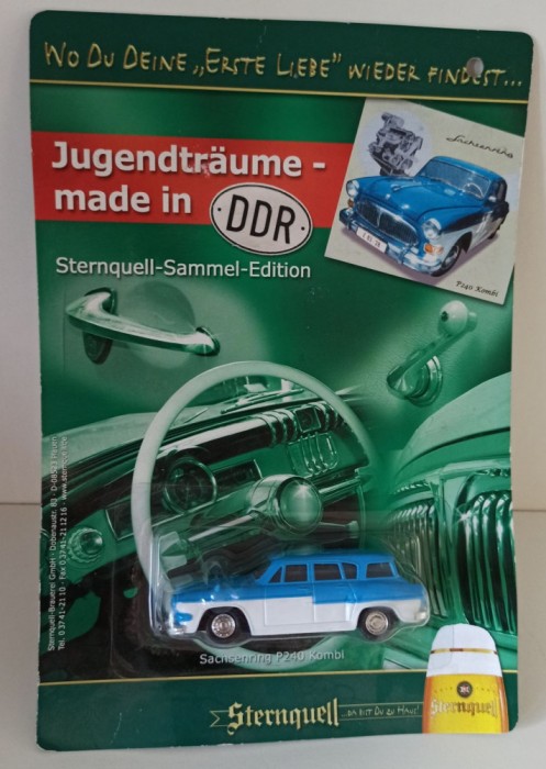 Macheta Sachsenring P 240 Kombi Sternquell - Grell 1/64