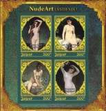 Timbre Straine 2018: Picturi Nuduri Celebre, Sec. XVIII-XIX, Bloc MNH