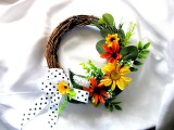 coronita decorata cu flori artificuale 52613
