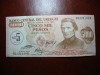 URUGUAY 5 NUEVOS PESOS SUPRATIPAR PE 5000 PESOS 1975 SUPERBA , RARA