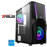 PC Gaming Intel&reg; Core&trade; i5-12400F pana la 4.40GHz, 16GB DDR4, 512GB