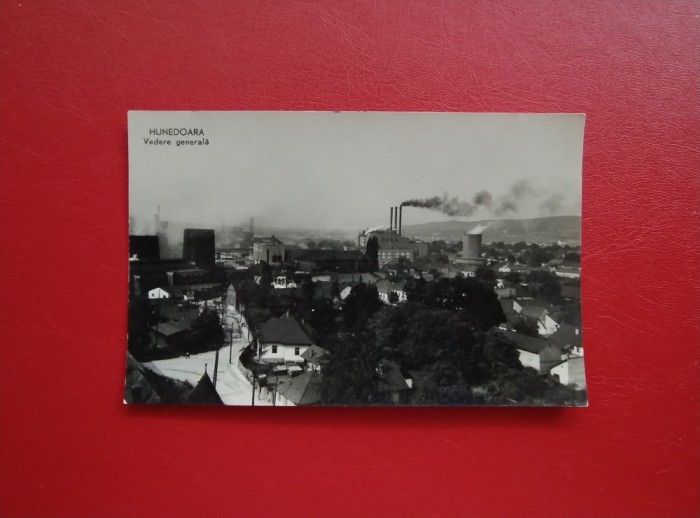 CARTE POSTALA - RPR - HUNEDOARA - VEDERE GENERALA