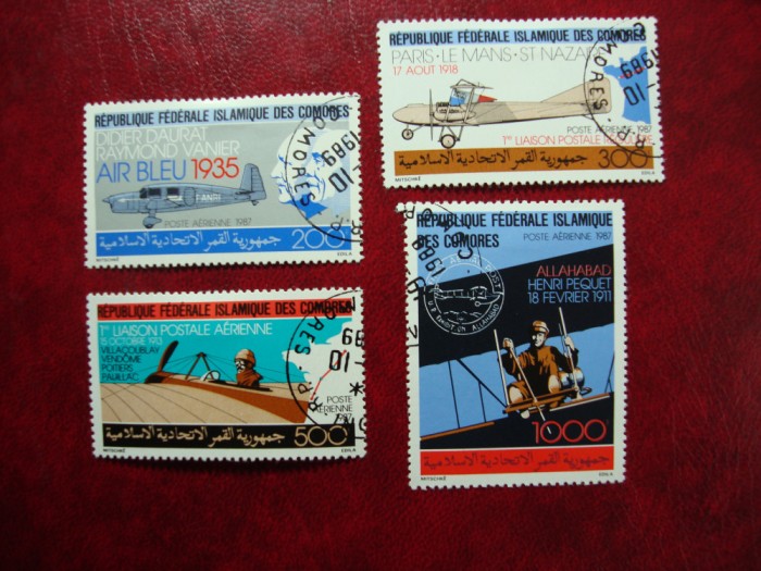 COMORE 1988 SERIE AVIATIE
