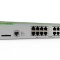 SWITCH ALLIED TELESIS, ATI SW 16P, porturi Gigabit x 16, SFP x 2, managed, rackabil, carcasa metalica, &quot;AT-GS970M/18-50&quot; (timbru verde 2 lei)