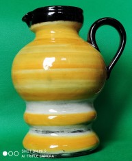 Cana / vaza din ceramica glazurata, anii 40, Peter Lanz Elve?ia foto