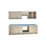 Bucatarie Olea Mesteacan RO MDF 2.6 m
