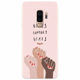 Husa silicon pentru Samsung S9 Plus, Girls Supportgirls