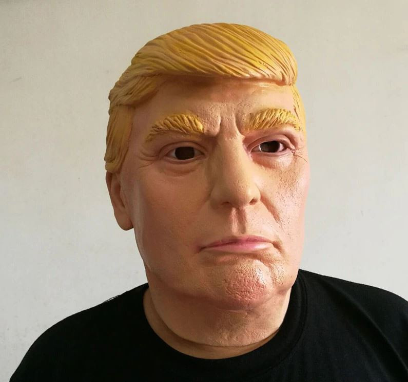 Masca latex presedinte american Donald Trump petrecere Halloween bal  +CADOU! | arhiva Okazii.ro