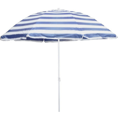 Umbrela pentru terasa WH002-2, rotunda structura metal, albastru foto