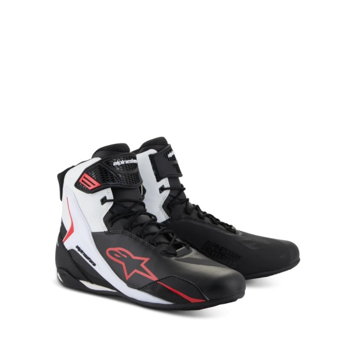 MBS Ghete moto sport/touring ALPINESTARS FASTER-4 Negru/Rosu/Alb 40, Cod Produs: 251042512375