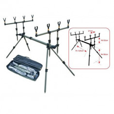 Rod Pod 4 lansete aluminiu Baracuda RP 4