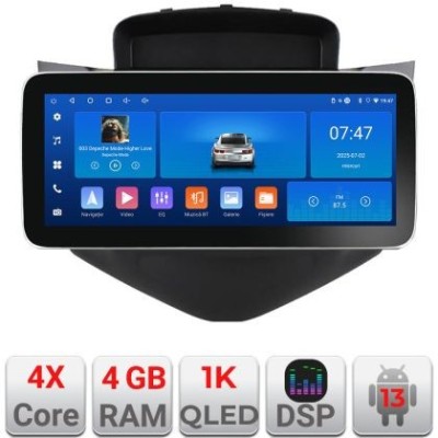 Navigatie Chevrolet Cruze 2009- K-045 Edotec 4+64 12.3 inch Incell 1K android Wifi 5Ghz gps internet CarStore Technology foto