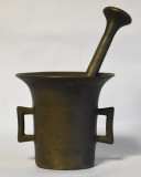 Mojar cu pistil / Piua veche din bronz - cca. 2 kg