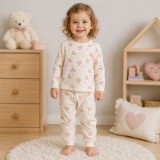 Set Pijamale de Iarnă din Bumbac cu Model Ursuleti pentru Copii, CMCLASS