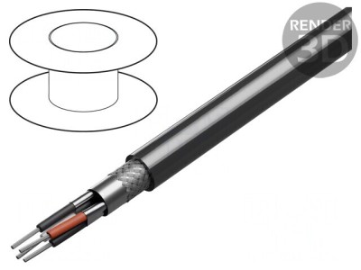 Cablu RS232/RS422 PVC Crom 152m 300V 100&amp;Omega; foto