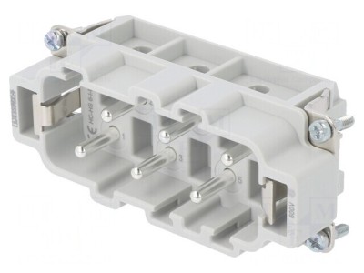 Conector dreptunghiular tată 400V 41A 6 pini foto
