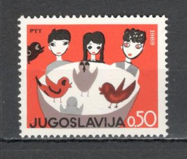 Iugoslavia.1969 Saptamina copiilor-Desene de copii SI.286