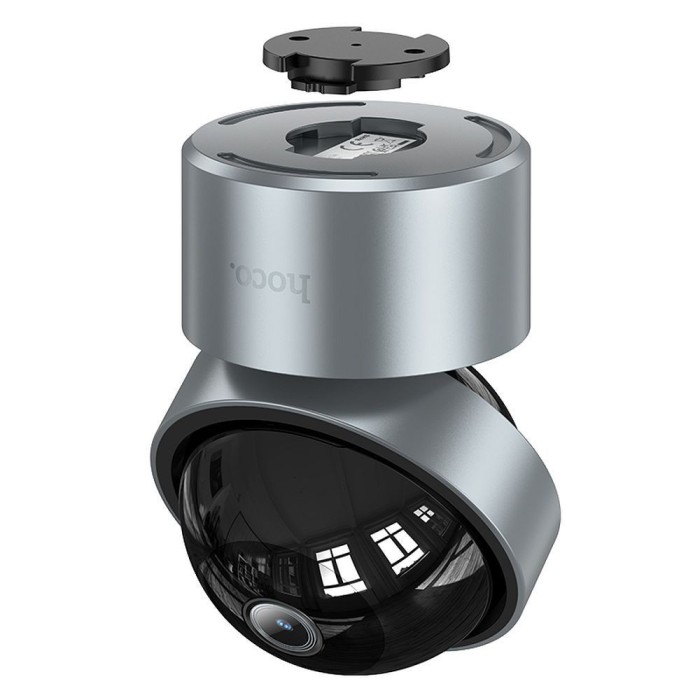 Camera de supraveghere interioara Hoco D5, Full HD, Mod Nocturn, Reglabila, Argintie