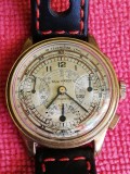 Ceas ZAIS WATCH - Breitling Tricompax WW2 Produs pentru Luftwaffe serie scurtă Unic la v&icirc;nzare in lume, Mecanic-Manual