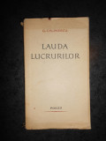 GEORGE CALINESCU - LAUDA LUCRURILOR. POEZII (1963)