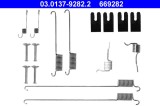 Set Accesorii Sabot Frana ATE 03.0137-9282.2 Land Rover Freelander I