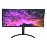 Monitor Refurbished, LG 35WN75C-B, LED, Curbat, Diagonala 35 inch, Rezolutie 3440x1440