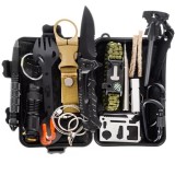 Kit de supravietuire 32 piese Trizand, husa impermeabila