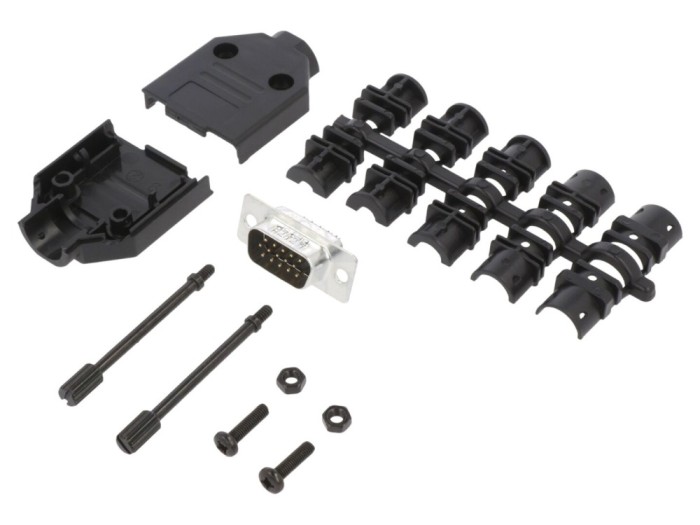 Conector D-Sub HD 15 pini tată