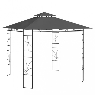 Pavilion, antracit, 3x3x2,7 m, 160 g/m&amp;sup2; GartenMobel Dekor foto