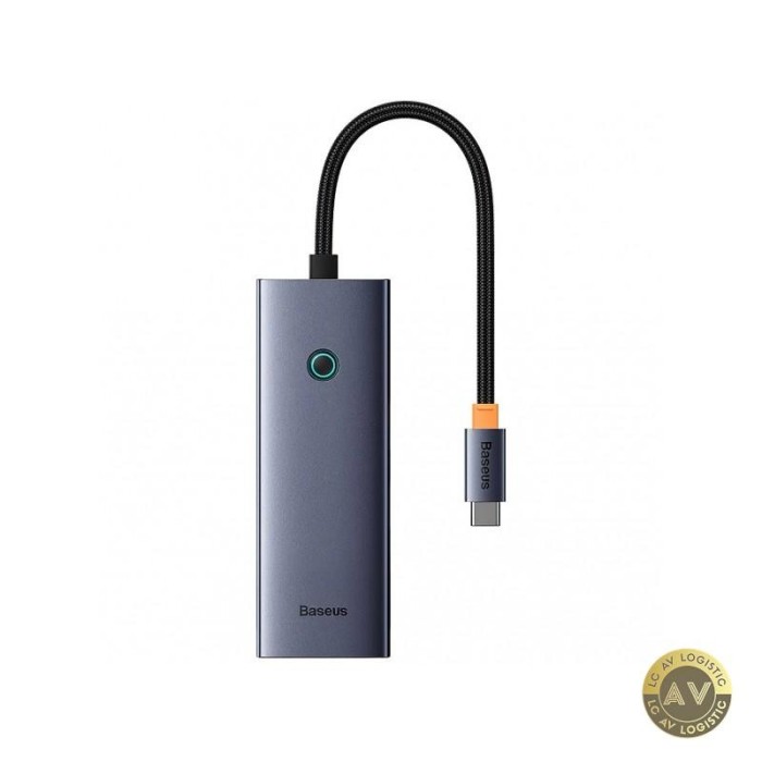 Hub USB-C Baseus UltraJoy 4 x USB-A 3.0 Gri B0005280A813-03