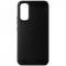 Husa tip capac spate Carbon silicon neagra pentru Samsung Galaxy A34 5G