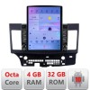Navigatie MITSUBISHI LANCER H-037 ecran tip TESLA 9.7&quot; cu Android Radio Bluetooth Internet GPS WIFI 4+32GB DSP 4G Octa CarStore Technology
