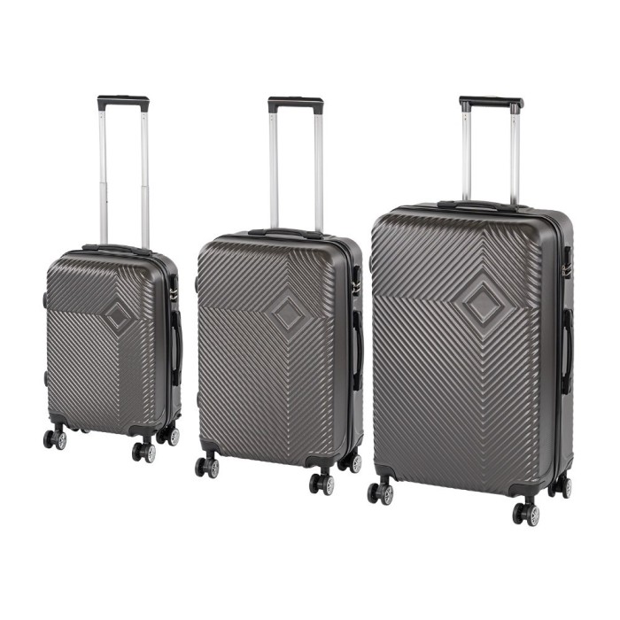 TraveLux Pro XXI gurul&oacute;s bőr&ouml;nd szett sz&uuml;rke