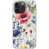 Husa personalizata pentru apple iphone 15 pro, magsafe atasare magnetica, antisoc, model floral 4