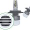 Комплект 2 LED крушки H7, F10, SuperLED, 120W, 9000Lm
