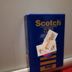 caseta VHS C - SCOTCH Super VHS C - SE-C30 - Sigilata/made in Japan