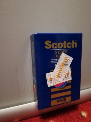 caseta VHS C - SCOTCH Super VHS C - SE-C30 - Sigilata/made in Japan foto