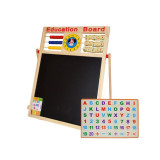 Cumpara ieftin Tablita magnetica, 46,5cm, alb-negru + accesorii