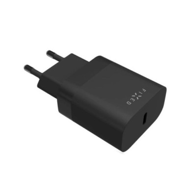 Incarcator EU, Type-C, 20W - Fixed (FIXC20N-C-BK) - Black foto