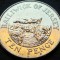 Moneda exotica 10 PENCE - JERSEY, anul 2010 * cod 4327