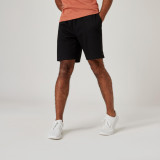 Pantalon scurt Regular 500 Fitness Essentials Negru Bărbaţi, Domyos