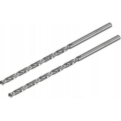 Burghiu pentru metal, lung, 2 buc, 4x119 mm, Drel foto