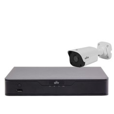 Camera supraveghere de 2MP tip BULLET + NVR301-04B cu 4 canale - UNV foto