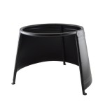 Suport Ceaun Metalic Perfect Home 43cm, Negru, Universal 14/16/22L - Focar Protectie Vant
