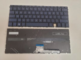 Tastatura Laptop, HP, Spectre x360 14-EF, TPN-C155, iluminata, albastra, layout US